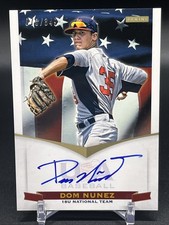 2012 Panini USA Baseball National Team - 18u National Team Signatures Dom Nunez