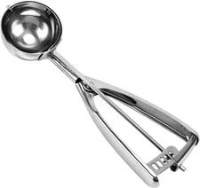 Large Cookie Scoop, 4 Tbsp / 60 MZ / 2 OZ, Size #16 Dough #16, Silver 