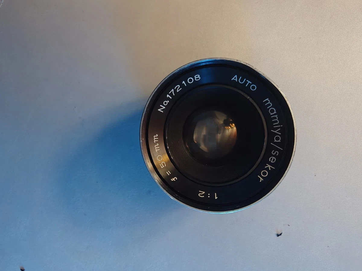 Mamiya f/2 Camera Lenses 50mm Focal for sale - eBay