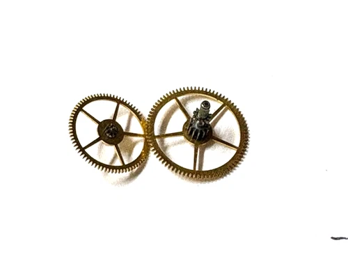 WALTHAM 16 SZ POCKETWATCH CENTER AND 3RD WHEEL W/CANNON PINION --- BR-136