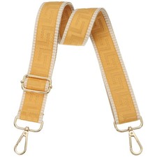Purse Strap Adjustable Crossbody Bag Straps Wide Shoulder Straps,Yellow