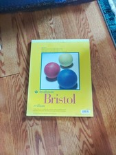 Strathmore 342-111 Bristol Vellum Paper Pad 11"X14"-20 Sheets