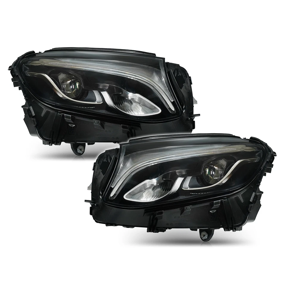 Halogen Upgrade To LED Headlight For 2016-2019 Mercedes Benz GLC300 17-19 GLC43 Foto 2 de 4