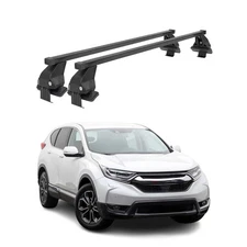 Smooth Roof Racks Cross Bars Luggage Carrier for Honda CR-V 2017-2022 Black 2Pcs