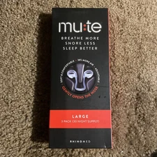 Mute Nasal Dilator Large 3ct – 1 Pack – New Breathe More Snore Less Sleep Better