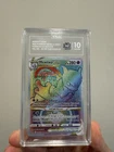Pokémon Go Mewtwo VSTAR Rainbow Secret Rare TCG Card 079/078 TAG Gem Mint 10