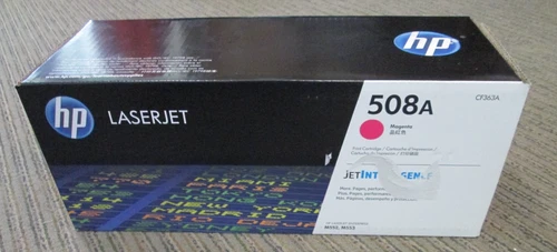 NEW GENUINE HP 508A MAGENTA  Toner  CF363A Blemished Box