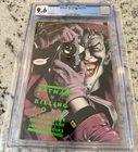 Batman The Killing Joke # 1 CGC Graded 9.6 DC Comic Book Alan Moore Joker JH23
