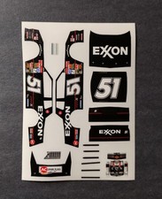 1987 Custom Rowdy Burns 51 Exxon Black 1/64 Peel  Stick Decals