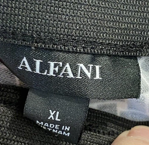 Alfani XL Cuadros Mezcla Poliéster Culotte Gauchos Cintura Elástica Piernas Anchas Foto 4 de 4