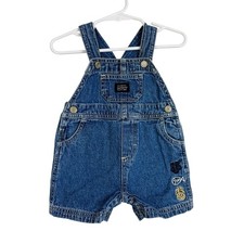 Vintage Carter s Denim Shortalls Coveralls Blue - 3-6 Months