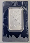 HOLY LAND MINT DOVE OF PEACE 50 GRAM .999 FINE SILVER BAR IN ASSAY SKU IL000162