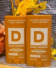 2 Pack Duke Cannon Trench Warfare Deodorant Antiperspirant, Sawtooth 3 oz. HTF