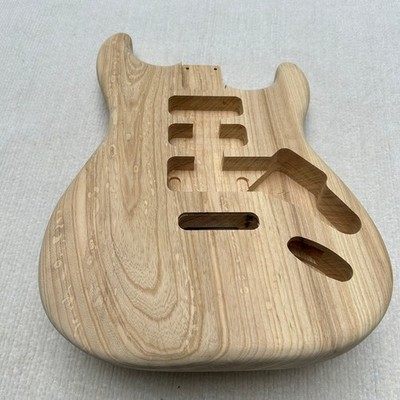 Guitar Body Strat one pieces Swamp Ash unique HSS 3.82 LBS