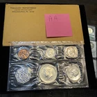 1964 US Mint Proof Set Kennedy Half Dollar Accented Hair Variety OGP Envelope