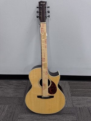 Enya EA-Q1 Acoustic Guitar with OGB 41 Inch Solid Sitka Spruce Top#2