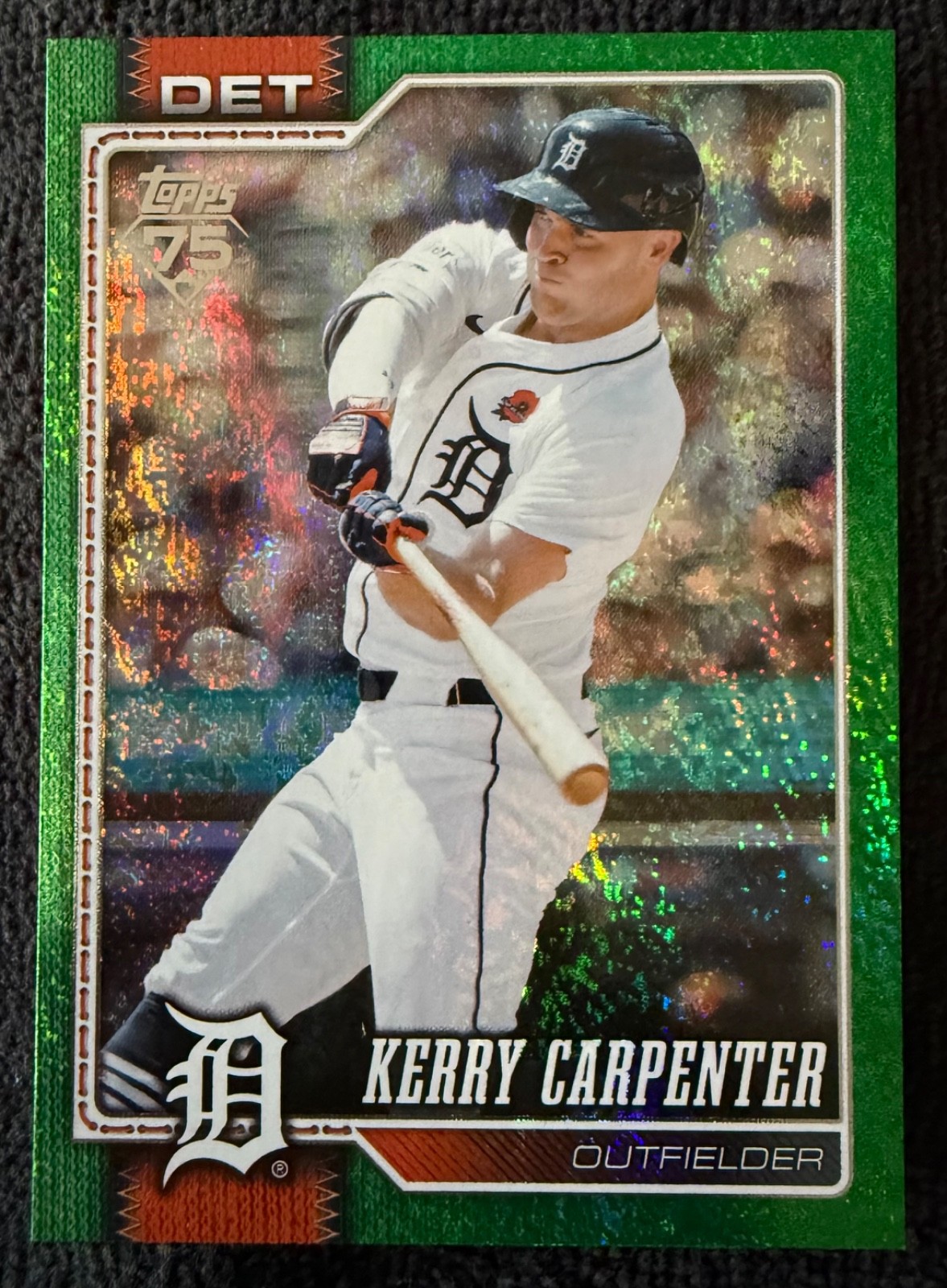 2026 Topps - Kerry Carpenter #61 - Green Holo Foil 58/99