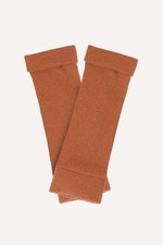 Turtle Doves Cashmere Fingerless Gloves - Russet