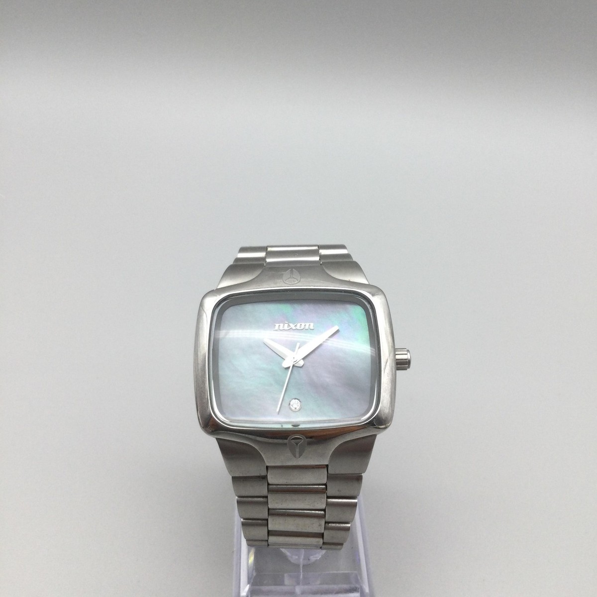 Mother of pearl large face Nixon Nixon Small Player Watch Mother of Pearl with real... | Depop main image 4