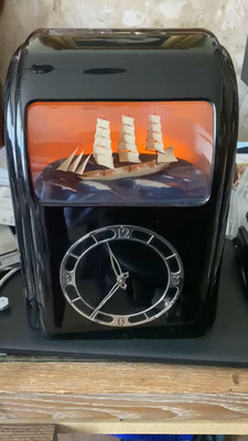 Art Deco Automaton Clock By Vitascope Isle Of Man Electric Moving