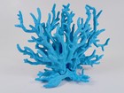 Blue Artificial Aquarium Coral for Fish Tank Decor. Plant Decoration.