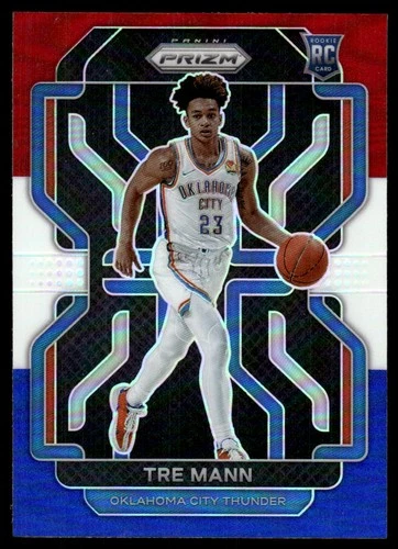 Tre Mann 2021-22 Panini Prizm #274 Thunder Insert ? SEE SCAN! FREE SHIP