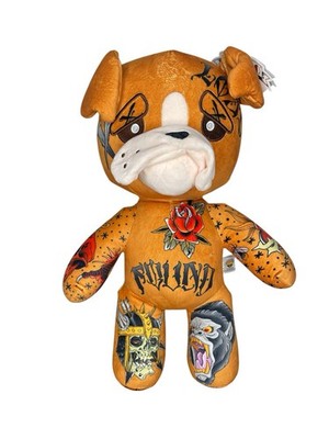 Tattoo Zoo Benny the Bad Boy Bulldog 15'' Plush.