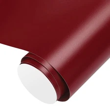 Maroon Vinyl Burgundy Self Adhesive Vinyl Craft Permanent Vinyl Roll 12" x 10