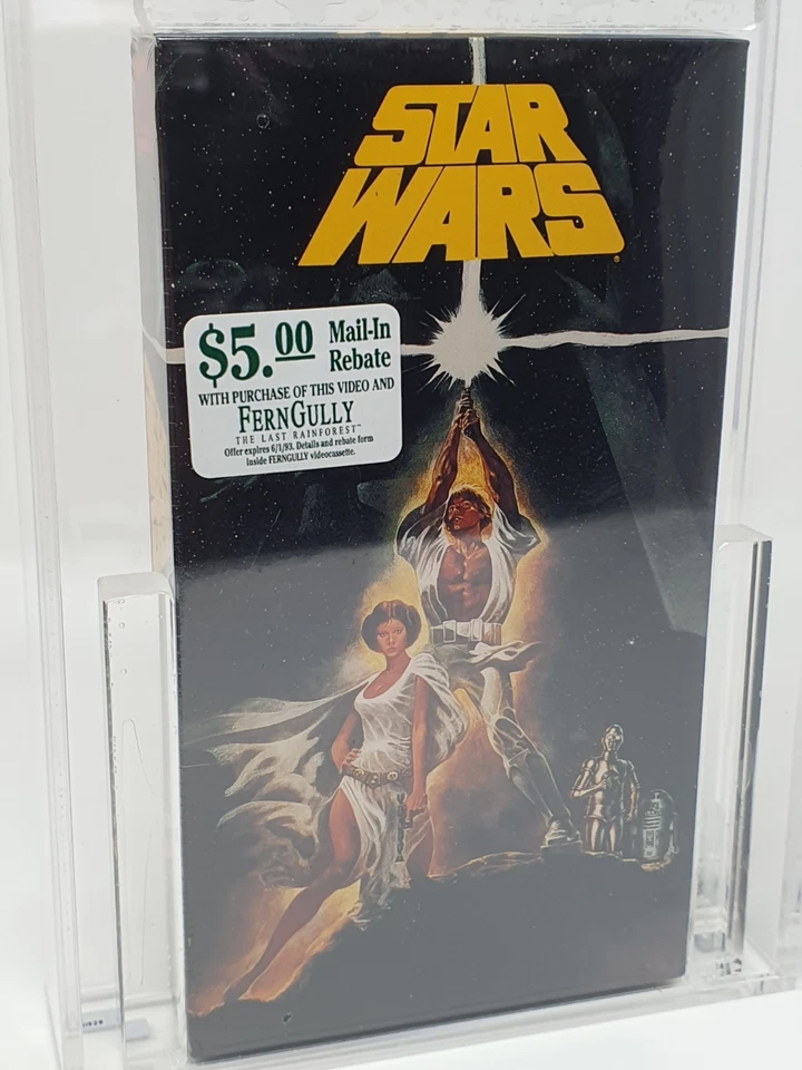 Star Wars - A New Hope VHS Kassette Neu sealed - IGS 8.5 / 10 (No CGC,VGA, BGS) - Bild 2 von 4