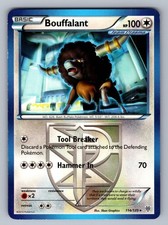 Bouffalant 114/135 Rare Plasma Storm Pokemon Lightly Played