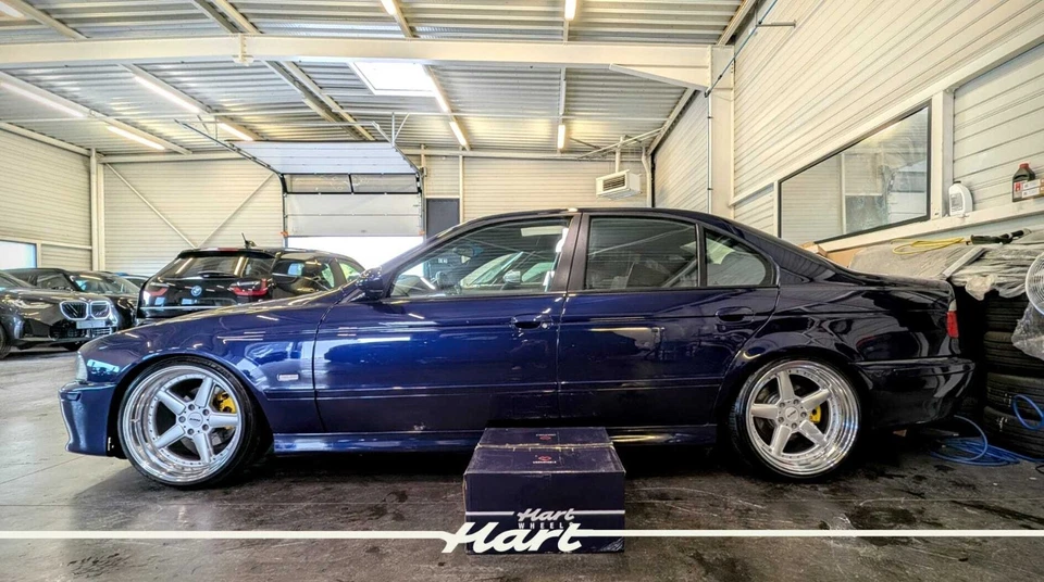 Ruedas HART 4X19 pulgadas 5X120 ruedas plateadas HR84 para: BMW E39 E38 E60 E63 - Imagen 4 de 4