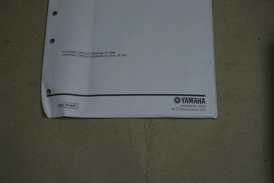 Módulo disparador de tambor Yamaha DTXP2 DTXPRESS diagrama de circuito general Foto 2 de 2