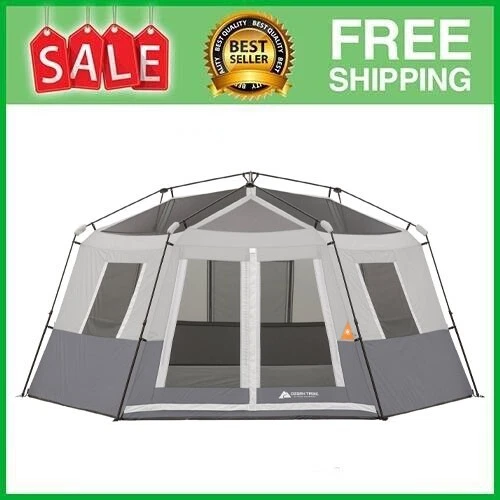 Ozark Trail 8 Person Instant Hexagon Cabin Tent