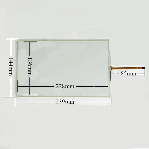 AMT10627 Touch Screen Panel Glass Digitizer for AMT10627 AMT 10627 with Overlay - Picture 3 of 4
