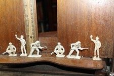 Vintage Set of 6 Toy Soldier Air Force Navy Mechanics