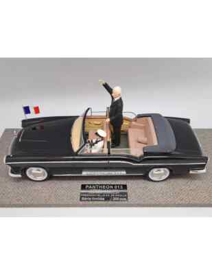 Figurine 1/18 Citroën DS Avec Chauffeur - Résine Présidentiel - Norev Minichamps