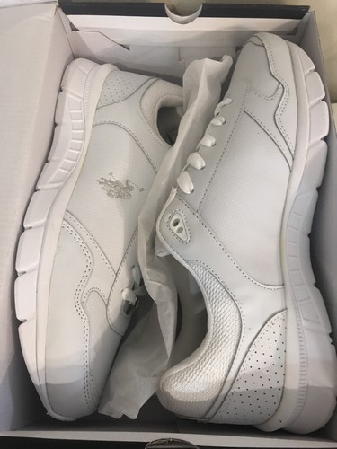 US Polo Association RACER WHITE/Grey Shoes Men’s Size Medium 11 NIB NEW Sneakers - Picture 8 of 8