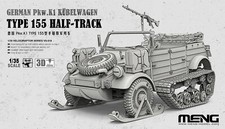 MENG VS-018 1/35 GERMAN Pkw.K1 KUBELWAGEN TYPE 155 HALF-TRACK Model Kit