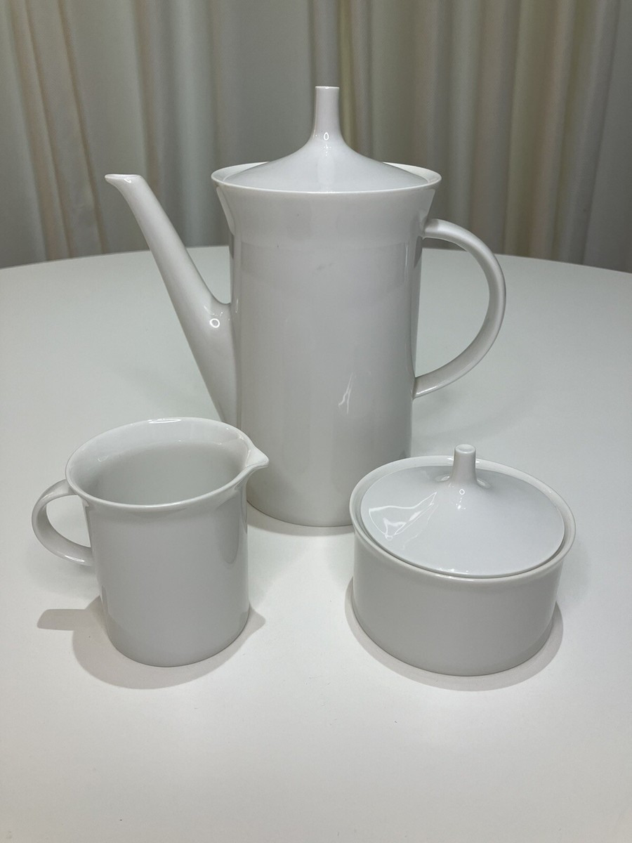 Vintage Mid Century Rosenthal China Coffee Tea Set Creamer Sugar