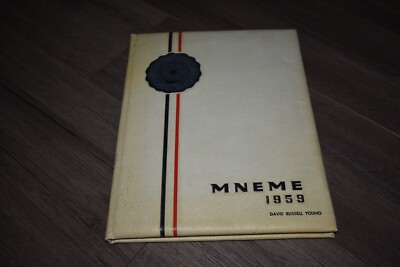1959 Rutgers College of South Jersey yearbook Camden NJ Mneme David Young owned