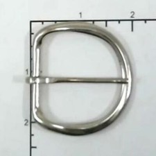 1.25 Waterbury Belt Buckle Nickle Finish