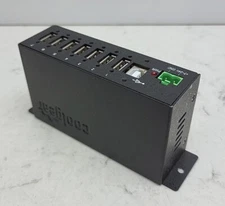 Coolgear USBG-7Du2 Surge Protected Metal Hub 7-Port USB 2.0 Hub *USED 
