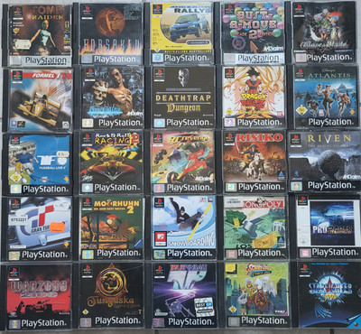 PlayStation 1 Spiel Paket Sammlung Auswahl PSone Ps1 Dragonball Tomb Raider