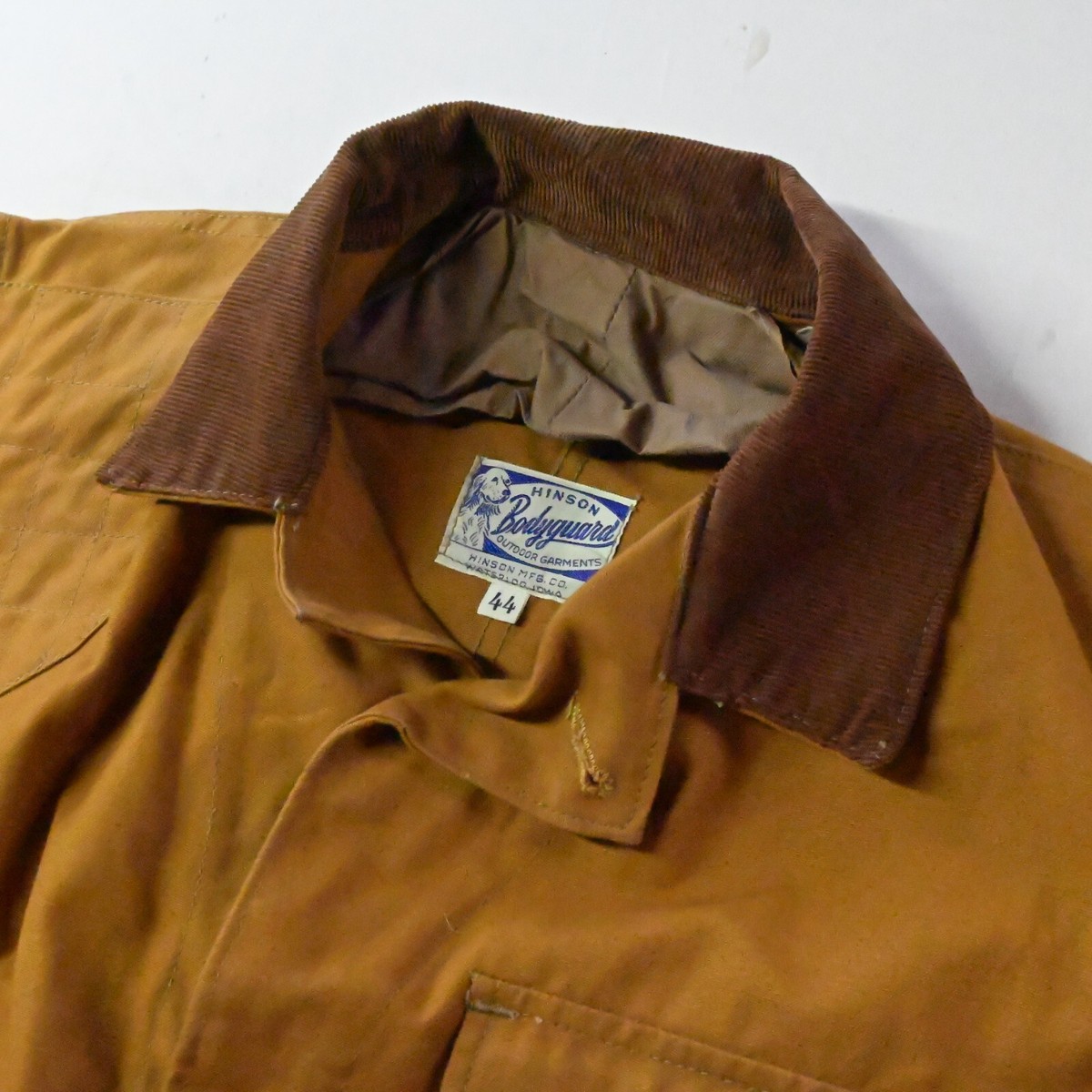 40s Hinson Bodyguard ヴィンテージジャケット Hinson Bodyguard Men's Vtg 1940s Hunting Jacket Coat USA