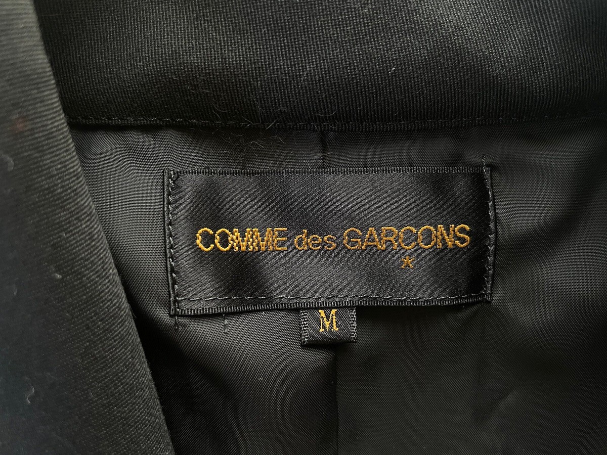1989AW COMME des GARCONS Gilet Vest BLK