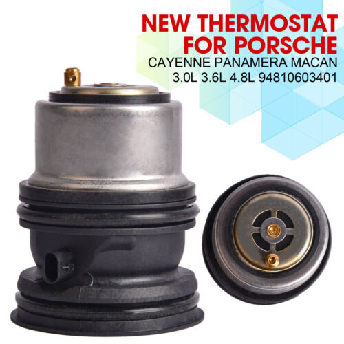 Thermostat for Porsche Cayenne Panamera Macan 3.0L 3.6L 4.8L 94810603401 - Picture 1 of 10