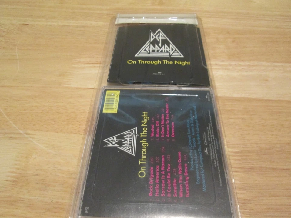 Def Leppard - On Through The Night Rare Blister Pack Longbox Hard To Find — 第 2/3 张图片