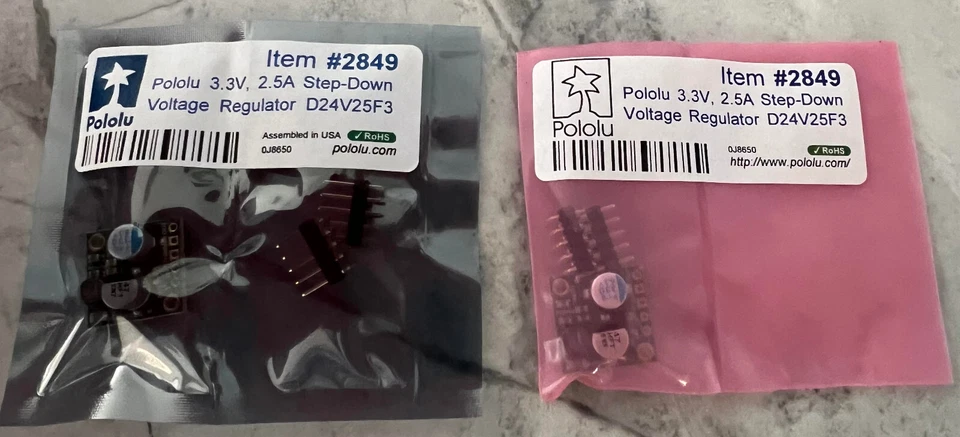 Pololu 2849 3V, 2.5A Step-Down Voltage Regulator D24V25F3 (input 6V-38V) 13 watt - Image 3 of 3