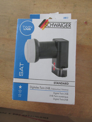 Digitales Twin LNB mit Wetterschutzabdeckung 2er / Pal2TV..