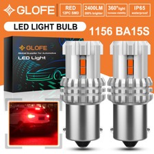 2pcs Glofe Red 1156 7506 7528 Ba15s Super Bright Tail Stop Brake Light Led Bulbs 2pcs Glofe Red 1156 7506 7528 Ba15s Super Bright Tail Stop Brake Light Led Bulbs